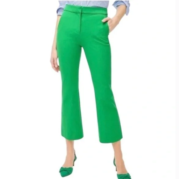 J Crew Kelsey kick crop pants - Picture 1 of 8